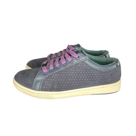 Ted Baker Other - Ted Baker London Slowne Gray Purple Sneakers Casual Sneakers Size 8
